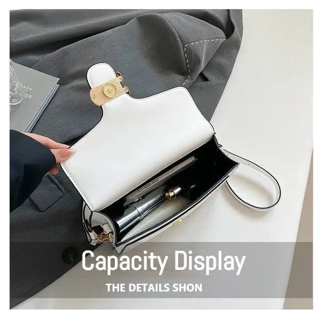 2026 New Niche Luxury Solid-Color Tote Bag | Vintage Minimalist Crossbody Square Bag