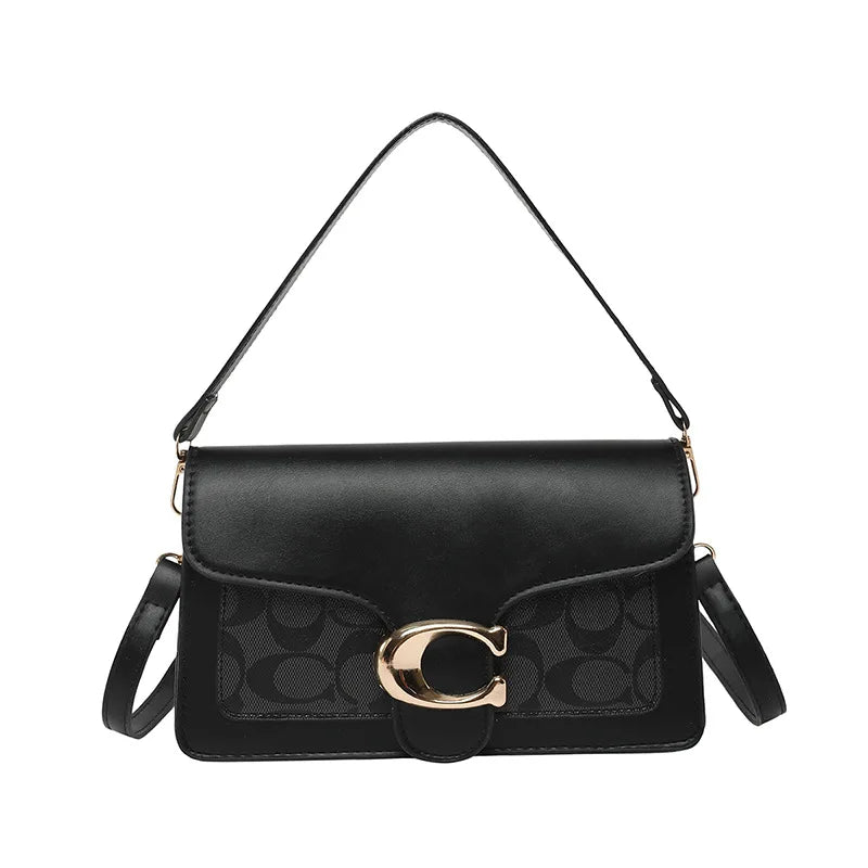 2026 New Niche Luxury Solid-Color Tote Bag | Vintage Minimalist Crossbody Square Bag