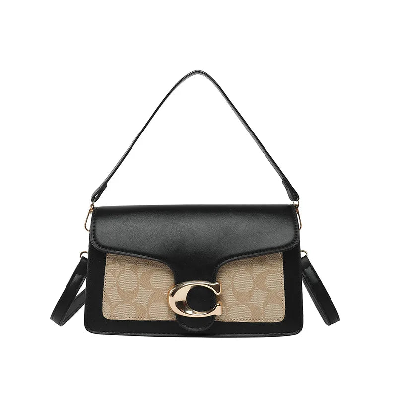 2026 New Niche Luxury Solid-Color Tote Bag | Vintage Minimalist Crossbody Square Bag